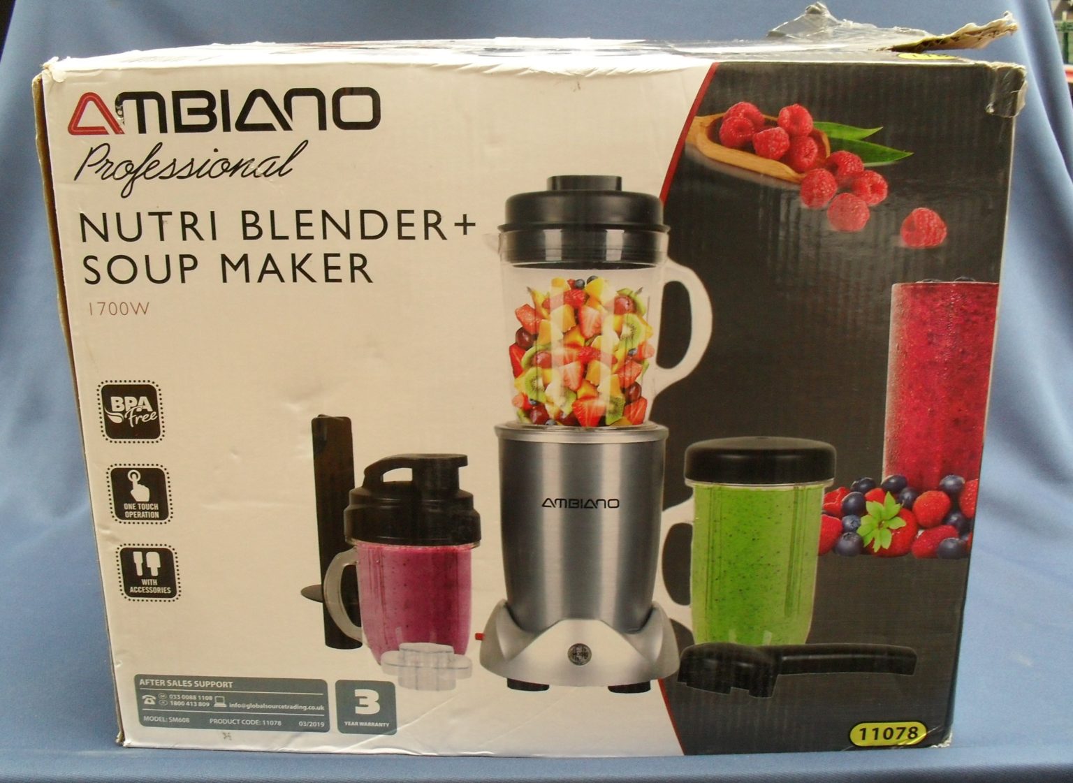 Ambiano Professional Nutri Blender + Soup Maker