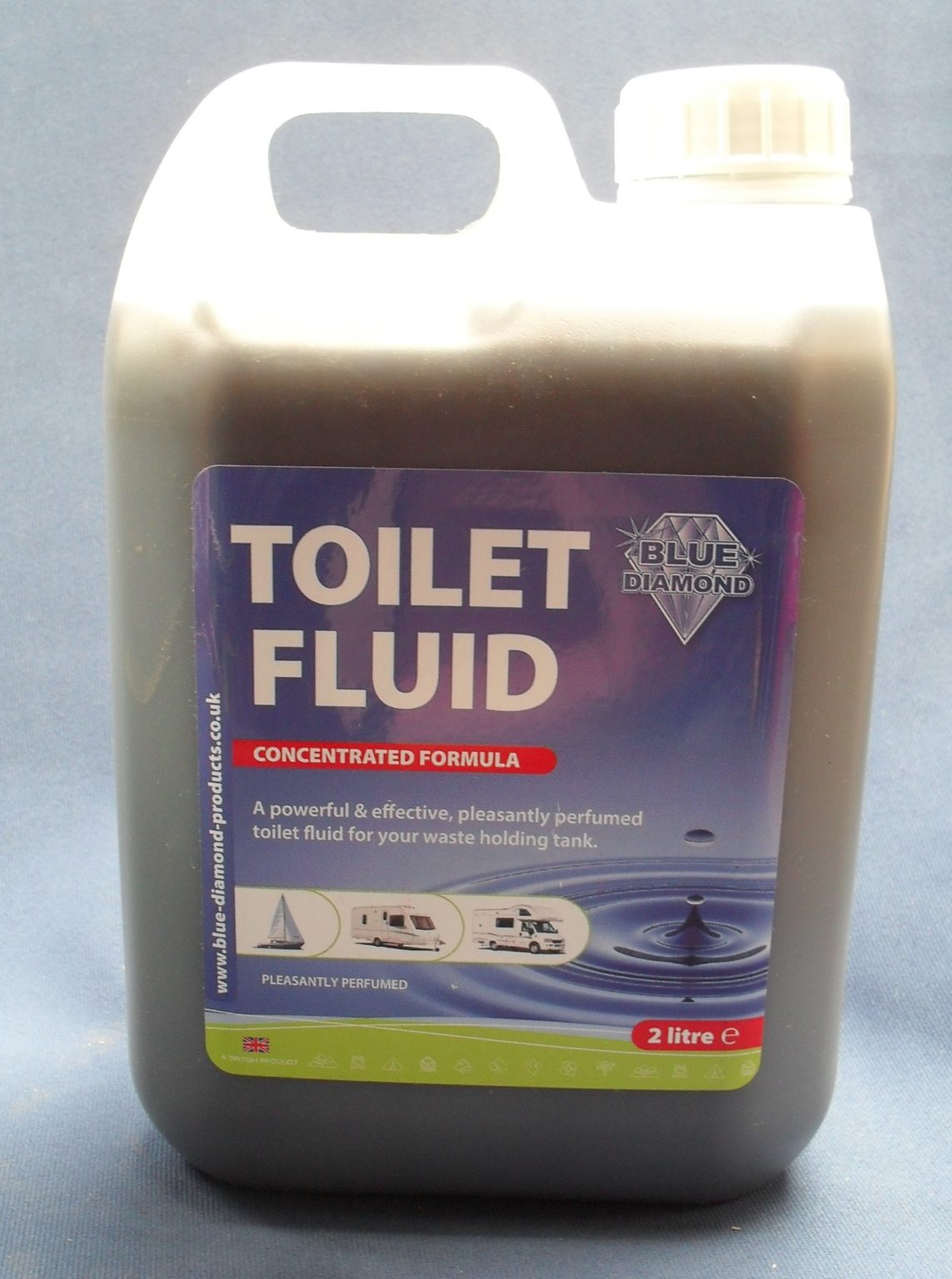 Blue Diamond Toilet Fluid Blue Perfumed 2L (COLLECTION ONLY)